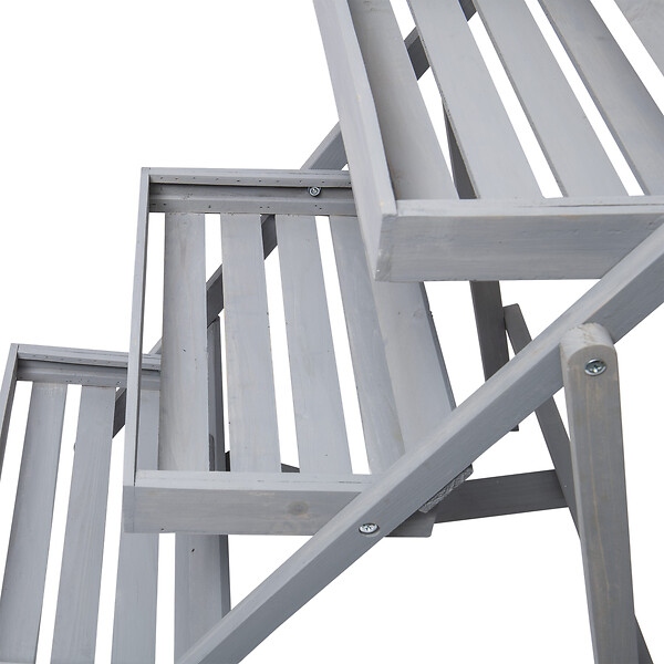 WERKAPRO - Étagère de jardin en bois   66,5x50,2x79,5cm - large
