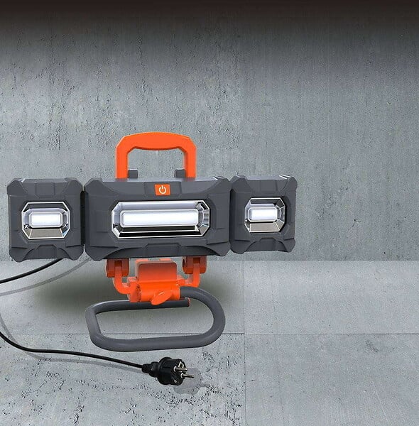 ARLUX - Projecteur de Chantier LED 3 Tetes 45W 2100lm - large