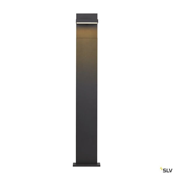 SLV - Borne extérieure SLV ABRIDOR 100, anthracite, LED, 14W, 3000K/4000K, IP55 - Hauteur 100 cm - large