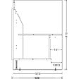 NEOVA - Sous-éviers SIM'NF au sol - Portes Battantes - Longueur: 120 cm - 3 portes - vignette