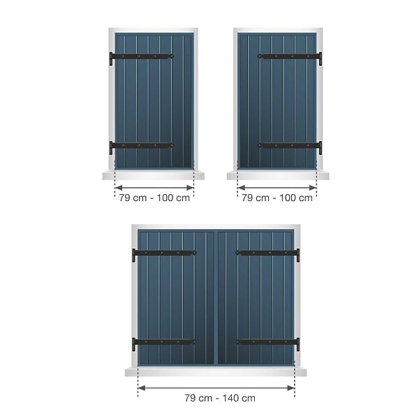 AVIDSEN - Lot de 6 motorisations pour volet battant Avidsen Open W - large