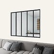 AICA SANITAIRE - Verrière atelier fixe L.153xH.108cm en 4 vitrages - vignette