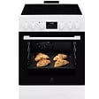 ELECTROLUX - cuisinière vitrocéramique 58l 4 feux blanc - LKR664177W - vignette