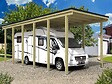 DIRECT-ABRIS - Abri Camping Car ARIZONA - 1 Vehicule - 373 x 860 - Abris Voiture - Feutre Bitumeux sur les Voliges - Autoporté - Toit Plat - vignette