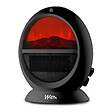 WARMTECH - Chauffage soufflant oscillant 2000W - ambiance feu de bois. - vignette