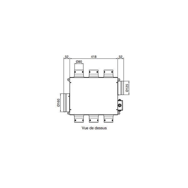 NATHER - Groupe VMC simple flux hygro compact NATHER HYGROFIT (vendu seul) - large
