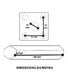 DAEWOO - Paire de roues métalliques 4.00-8 axe 32 mm pour motoculteur toute marque – DAEWOO DAACC-116-32 - vignette