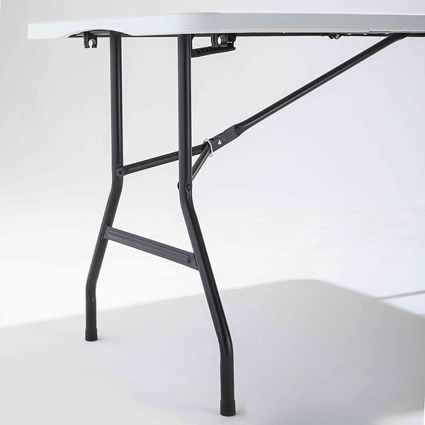 OVIALA - Ensemble table et chaises pliantes de jardin 180 cm - REKKEM - large