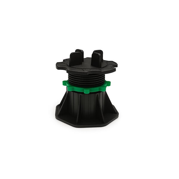 MCCOVER - Lot de 216 plots réglables 50 à 80 mm dalle et carrelage Noir - large