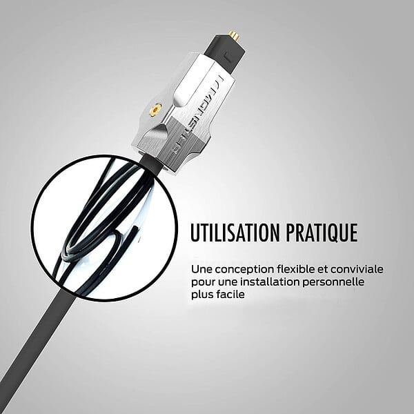 MONSTER - CABLE FIBRE OPTIQUE M1000 1.5M - large
