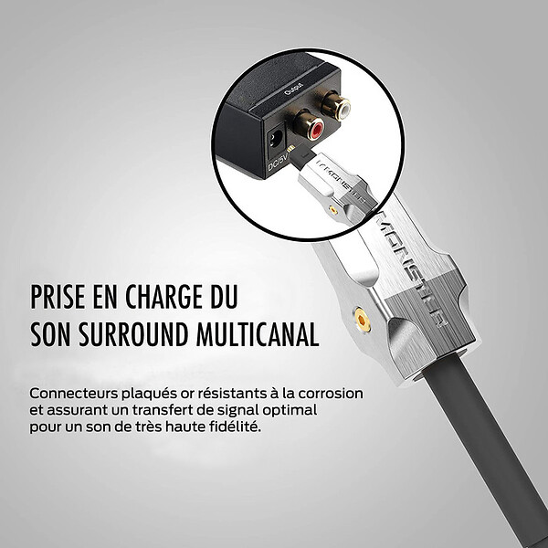 MONSTER - CABLE FIBRE OPTIQUE M1000 1.5M - large