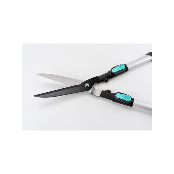 SUAN - Cisaille à haie lame droite - Manche télescopique - Dimensions : 62-80 x 19-25 x 3 cm - large