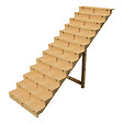 VINUOVO - BERLIN Escalier extérieur bois 13 marches H 224cm L-100cm fermé - vignette