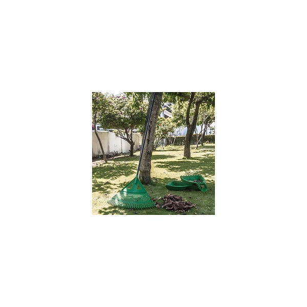 SUAN - Balai à feuilles de jardin - Grande taille avec 27 dents - large
