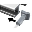 ARTITEQ - Pack de 5 fils perlon transparents + solid slider 2 mm - Accessoire Cimaise Artiteq 500 cm - vignette