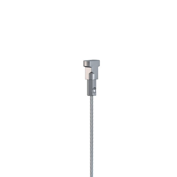 ARTITEQ - Câble acier Twister Micro 1 mm pour cimaise - Accessoire Cimaise Artiteq 150 cm , Pack de 5 - large