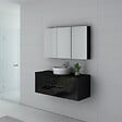 DISTRIBAIN - Meuble de salle de bain Terranova 1200 Noir - vignette