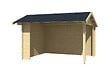 LASITAMAJA - Abri bois KIRIAN 300 - 28 mm - surface hors tout 16.35m2 -double pente - vignette
