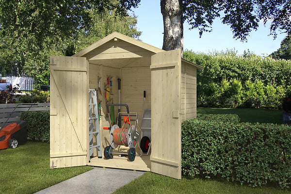 LASITAMAJA - Abri bois KENT 3.1 - 13mm -surface hors tout 3.79m2 -toit double pente - large