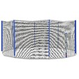 SPORTNOW - Filet de sécurité trampoline porte zipée Ø 366 cm 8 poteaux bleu noir - vignette