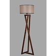 CONCEPT USINE - Lampadaire design bois et tissu CHLOE - vignette