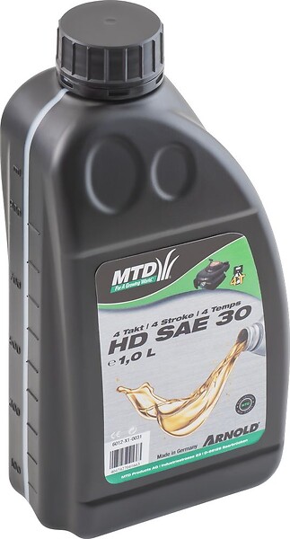 CENTRALE BRICO - Huile moteur monograde SAE 30 HD pour les moteurs 4 temps des petites machines - 1 l - large