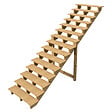 VINUOVO - BERLIN Escalier extérieur bois 15 marches H 258cm L-120cm - vignette