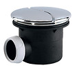 GARIS - Bonde receveur D60mm + champignon D90mm en ABS sortie horizontale - GARIS - P01-BD60C - vignette