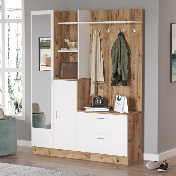 CONCEPT USINE - Meuble d'entrée design style scandinave ANKA - large