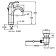 JACOB DELAFON - Mitigeur lavabo haut Fairfax + nettoyant Briochin - vignette