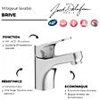 JACOB DELAFON - Mitigeur lavabo Brive chrome + nettoyant Briochin - vignette
