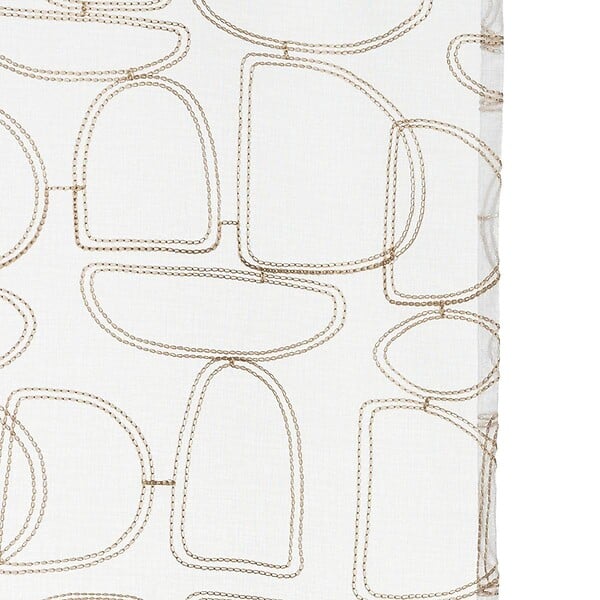ATMOSPHERA - Voilage broderie Hania beige 140x240cm - large