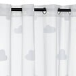 ATMOSPHERA - Voilage enfant "Nuage" 140x240cm blanc - vignette