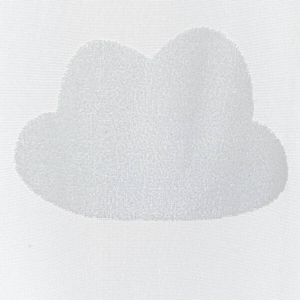 ATMOSPHERA - Voilage enfant "Nuage" 140x240cm blanc - large