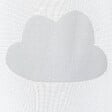 ATMOSPHERA - Voilage enfant "Nuage" 140x240cm blanc - vignette