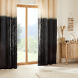 ATMOSPHERA - Rideau Tie & Dye Inuit Dreams bleu 140x260cm - vignette