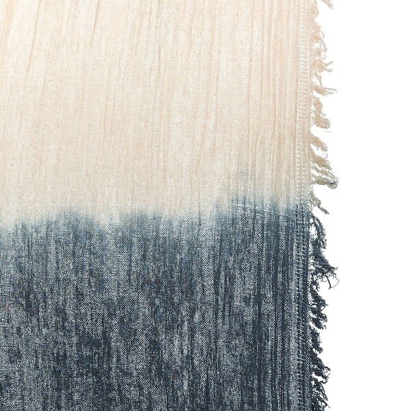 ATMOSPHERA - Rideau Tie & Dye Inuit Dreams bleu 140x260cm - large