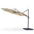 KZ GARDEN - Parasol Déporté Jardin Ø350 cm - Rotatif 360°, Toile Polyester - Parasol de Terrasse, Balcon, Piscine KZ GARDEN - vignette