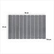 5 FIVE SIMPLY SMART - Tapis de bain caillebotis en diatomite gris 59x39cm - vignette