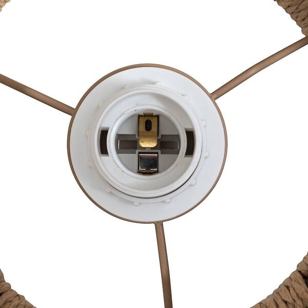 ATMOSPHERA - Suspension en corde "Ozan" beige D54,5cm - large