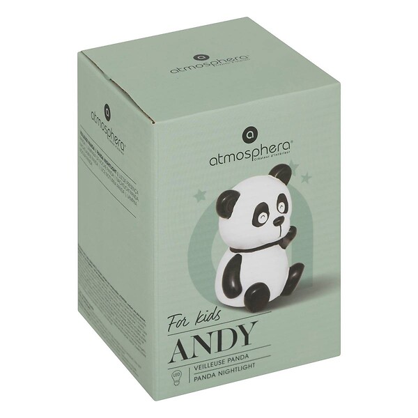 ATMOSPHERA - Veilleuse à pile panda H.14cm - large