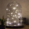 ATMOSPHERA - Guirlandes "Anya" 20 microLED à pile argent blanc chaud L190cm - vignette