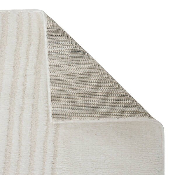 ATMOSPHERA - Tapis effet laine Anoai blanc 200x150cm - large