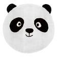 ATMOSPHERA - Tapis enfant panda "Andy" noir & blanc D100cm - vignette
