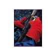 PROWELTEK - Gants Anti Chaleur Taille10 Rouge - Gants en Cuir Croute de Bovin Manchette 15cm Protection thermique pour soudure, métallurgie - vignette