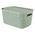 5 FIVE SIMPLY SMART - Panier "Tressy" en plastique sauge 6,7L - vignette