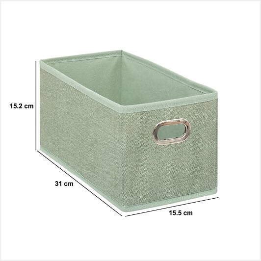5 FIVE SIMPLY SMART - Boîte de rangement "Mix 'n' Modul" vert olive 15x31cm - large