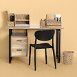 5 FIVE SIMPLY SMART - Lot de 2 boîtes range-documents "Kord" en papier tressé - vignette