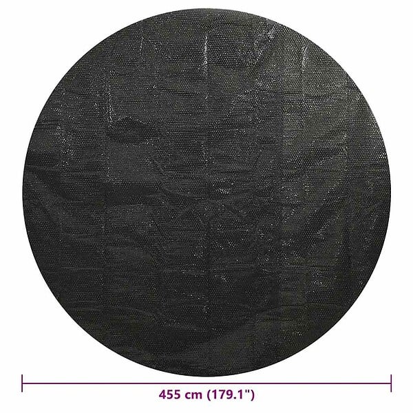 VIDAXL - vidaXL Couverture de piscine Noir 455 cm PE - large