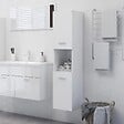 VIDAXL - vidaXL Armoire de salle de bain Blanc brillant Bois d'ingénierie - vignette